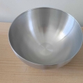 کاسه استیل نقره ای