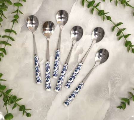 قاشق شربت گل آبی
