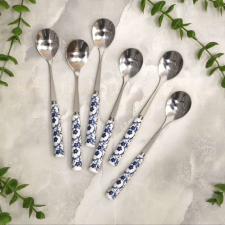 قاشق شربت گل آبی