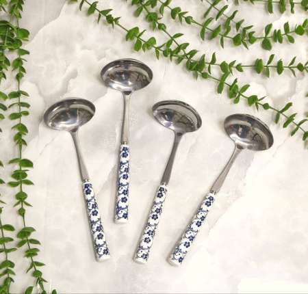 ملاقه گل آبی دکوآک