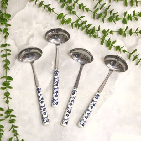 ملاقه گل آبی دکوآک